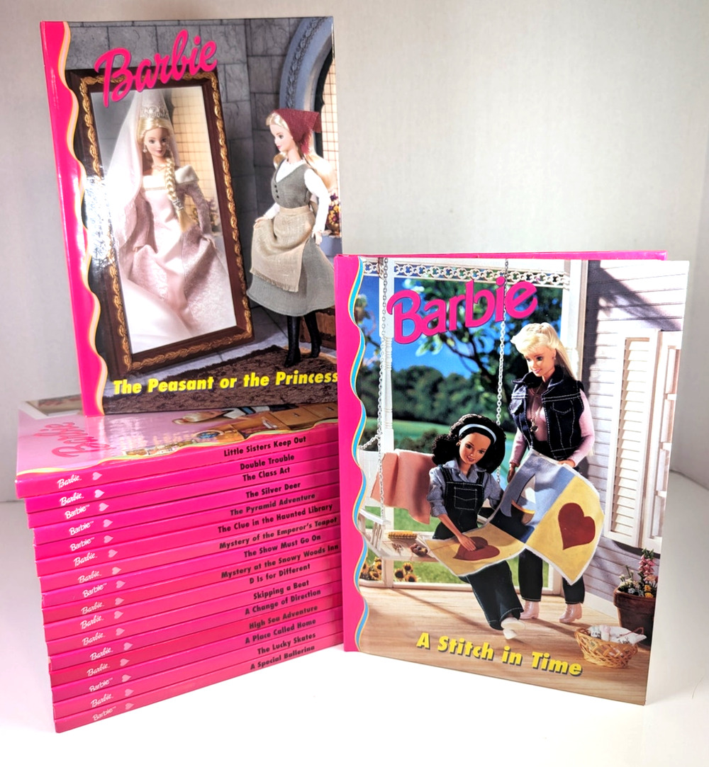 Lot of 18 BARBIE and FRIENDS BOOK CLUB Vintage Book Series by GROLIER Publisher
